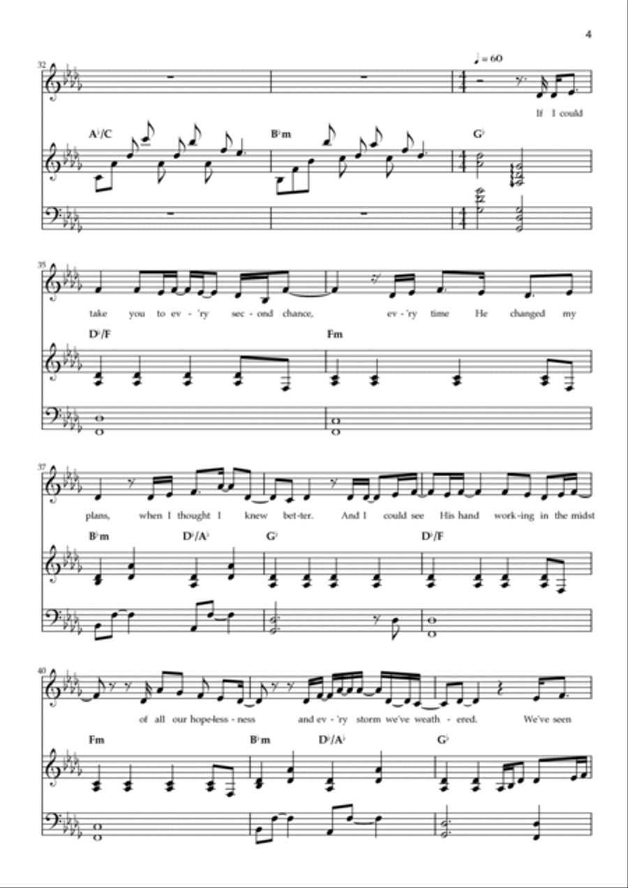 Amazing Grace (Nothing But Good) Piano, Vocal, Guitar scores gallery preview page 4