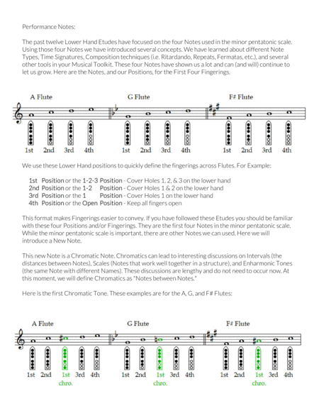 Etude No. 13 for "G" Flute - Time Presses Forward