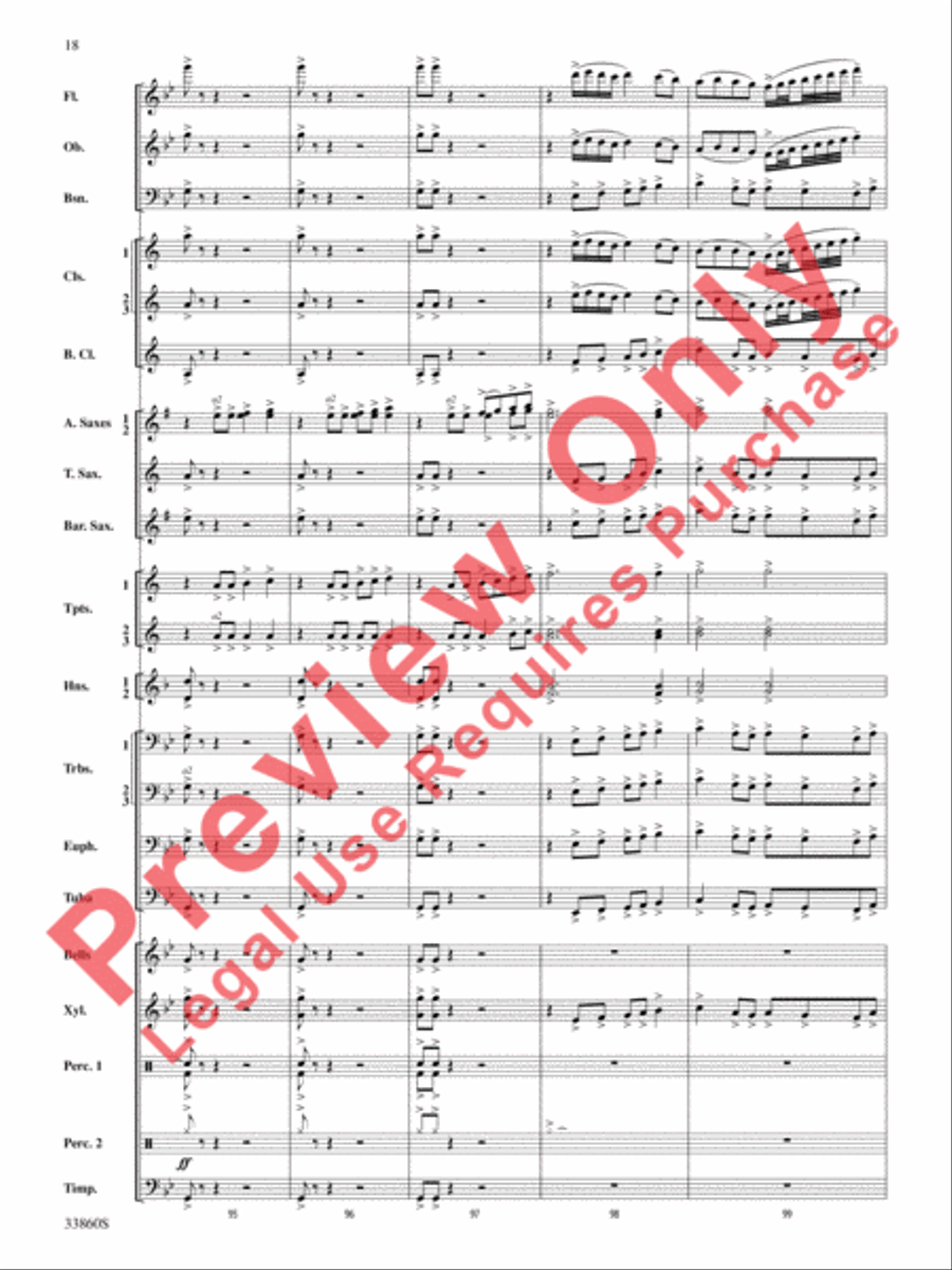 Critical Mass Concert Band scores gallery preview page 19
