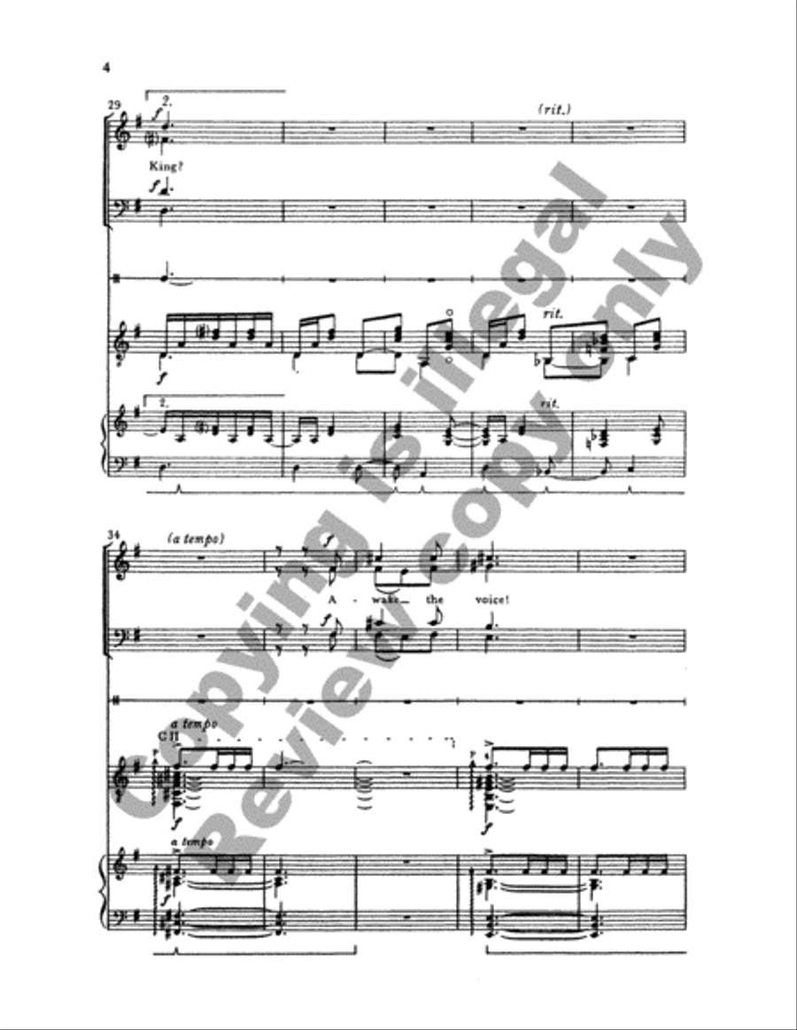 What Sweeter Music (Choral Score)