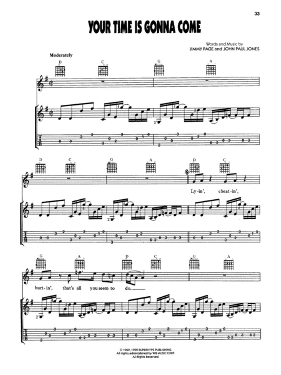 Led Zeppelin Complete - Intermediate Guitar Electric Guitar scores gallery preview page 4