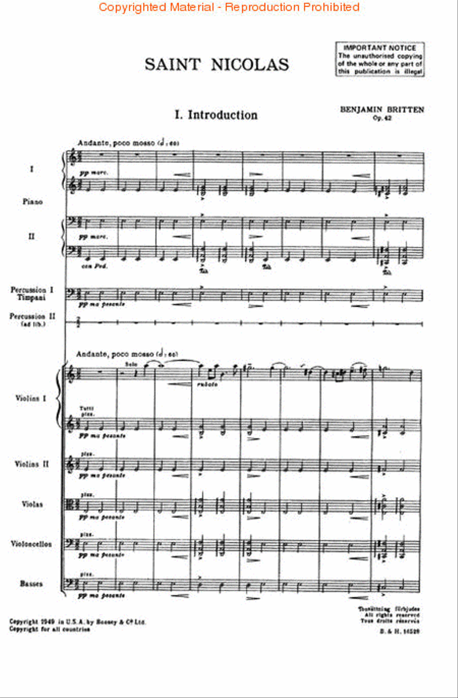 Saint Nicolas, Op. 42 Saint Nicolas, Op. 42 Choir scores gallery preview page 2
