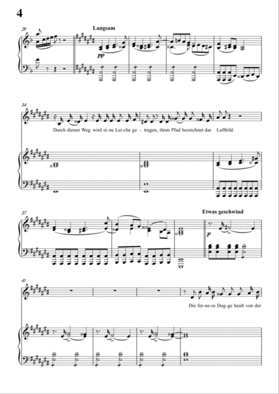 Schubert-Die Nacht in #F minor,D.534,for Vocal and Piano Voice scores gallery preview page 5
