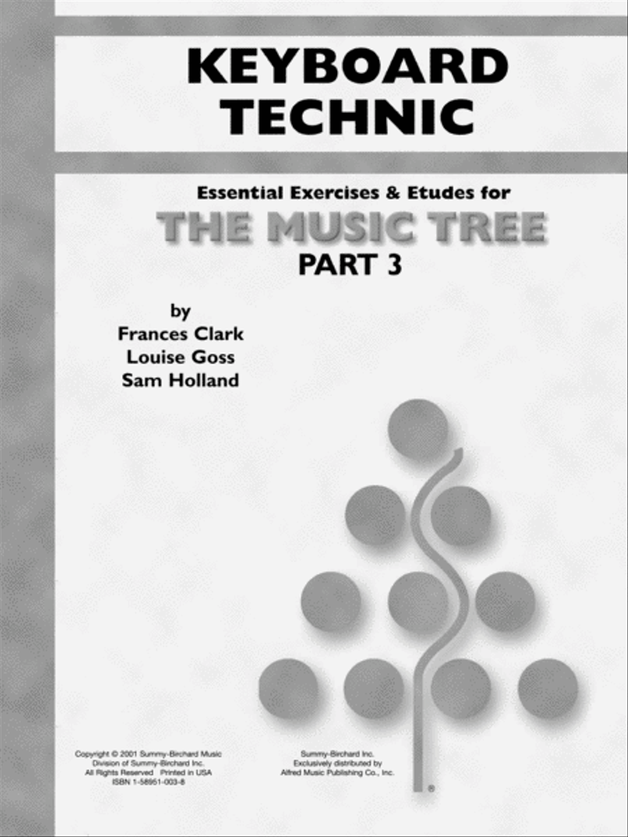 The Music Tree Keyboard Technic