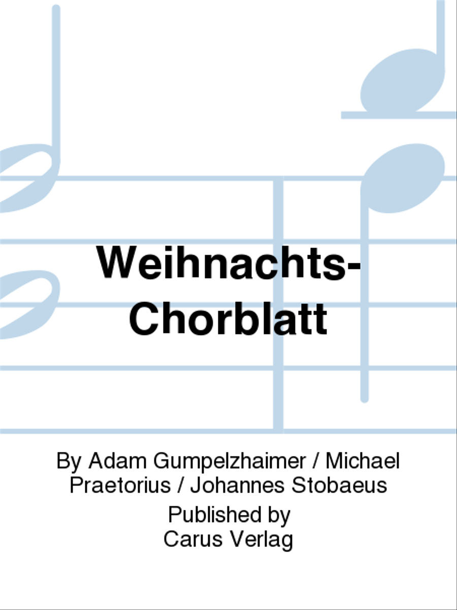Weihnachts-Chorblatt Score scores gallery preview page 1