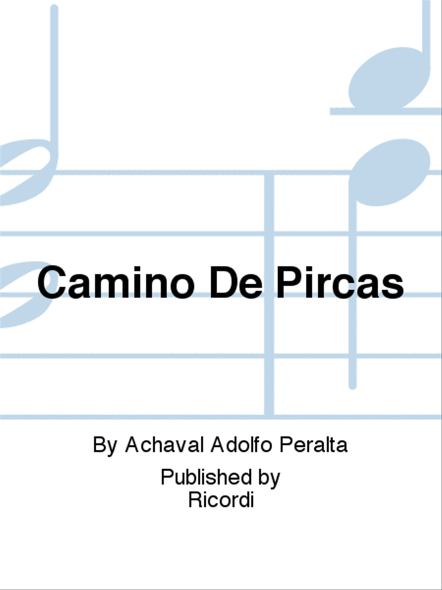 Camino De Pircas Camino De Pircas School and Community scores gallery preview page 1