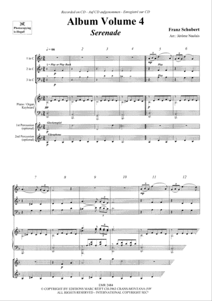 Album Volume 4 Brass Trio scores gallery preview page 3