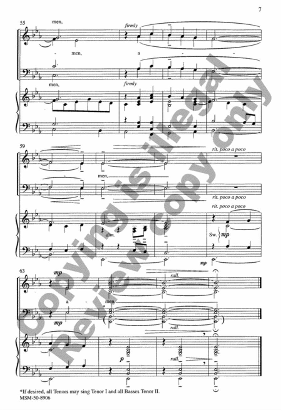Yesterday, Today and Forever 4-Part scores gallery preview page 7