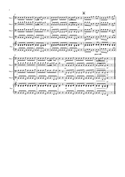 Autumn (first movement) for Trombone Quartet image number null
