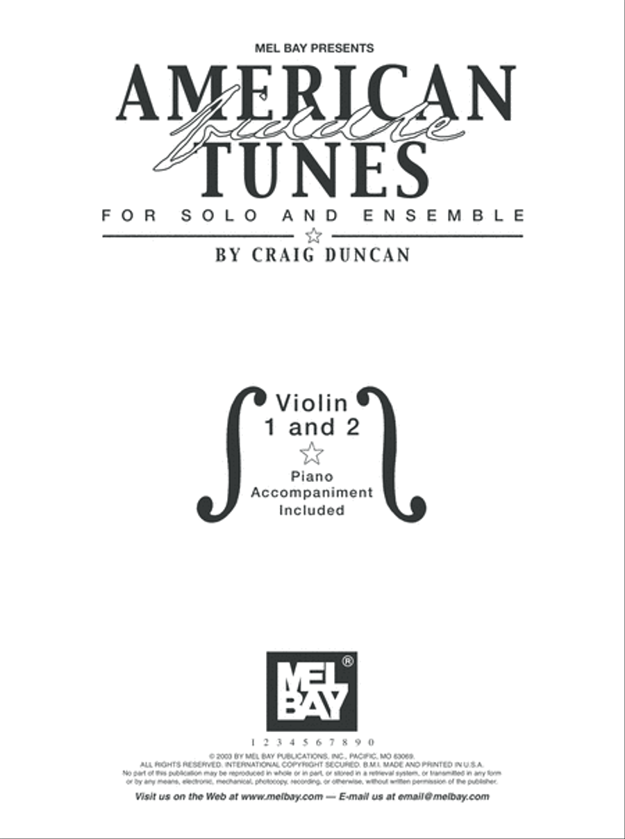 American Fiddle Tunes for Solo and Ensemble - Violin 1&2