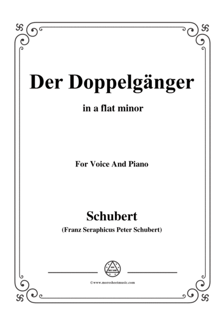 Schubert-Der Doppelgänger,in a flat minor,for Voice&Piano image number null