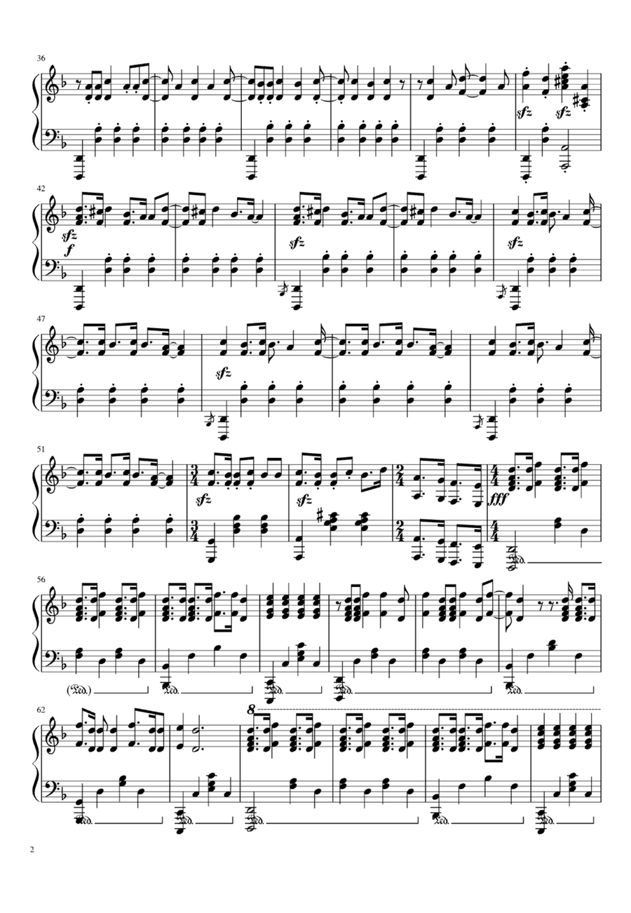 Lose Yourself Easy Piano scores gallery preview page 2