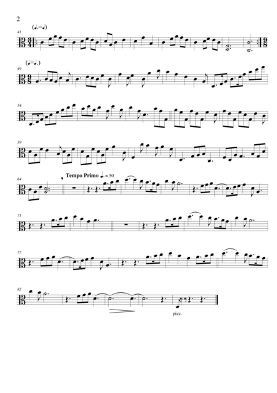 Temperaments for Viola and Harp String Duet scores gallery preview page 4