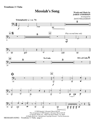 Messiah's Song - Trombone 3/Tuba