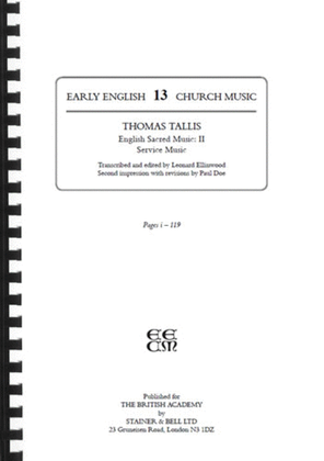 Book cover for English Sacred Music II: (Made to order)