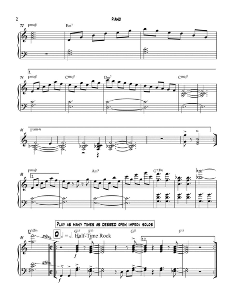 Getting Better Jazz Ensemble scores gallery preview page 2