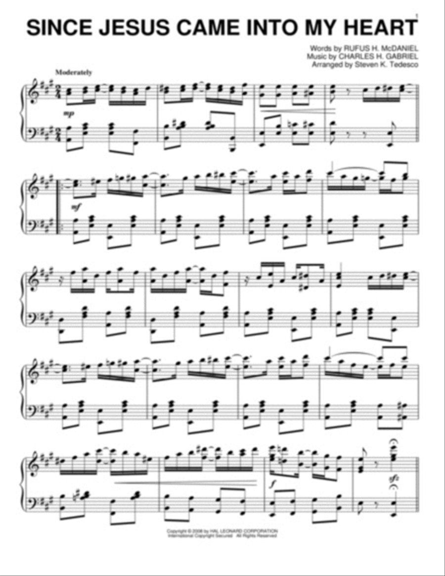 Ragtime Gospel Hymns Ragtime Gospel Hymns Piano Solo scores gallery preview page 11