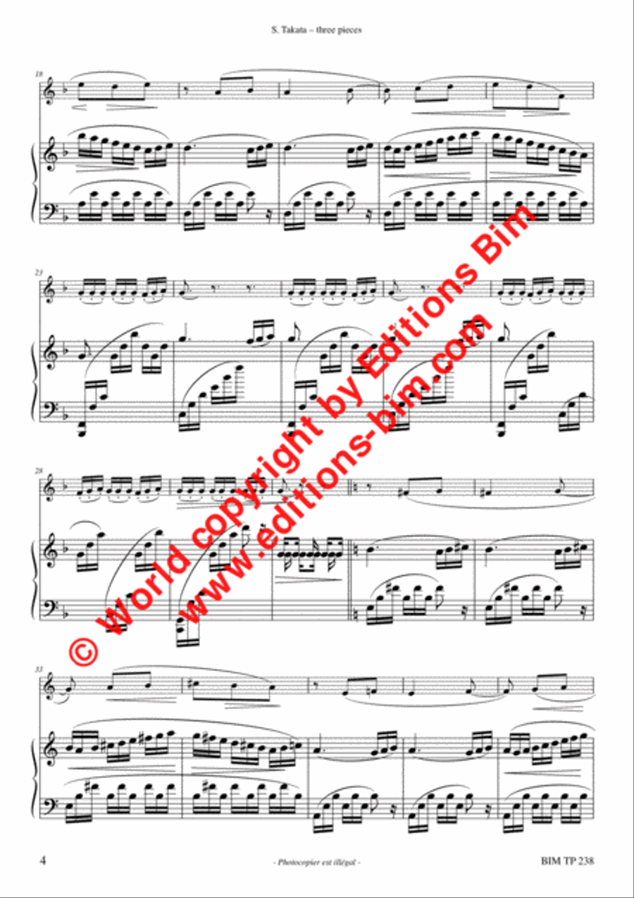 3 Pieces Cornet scores gallery preview page 3