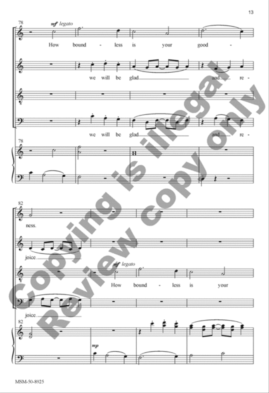 Trust and Kindness Trust and Kindness 4-Part scores gallery preview page 17