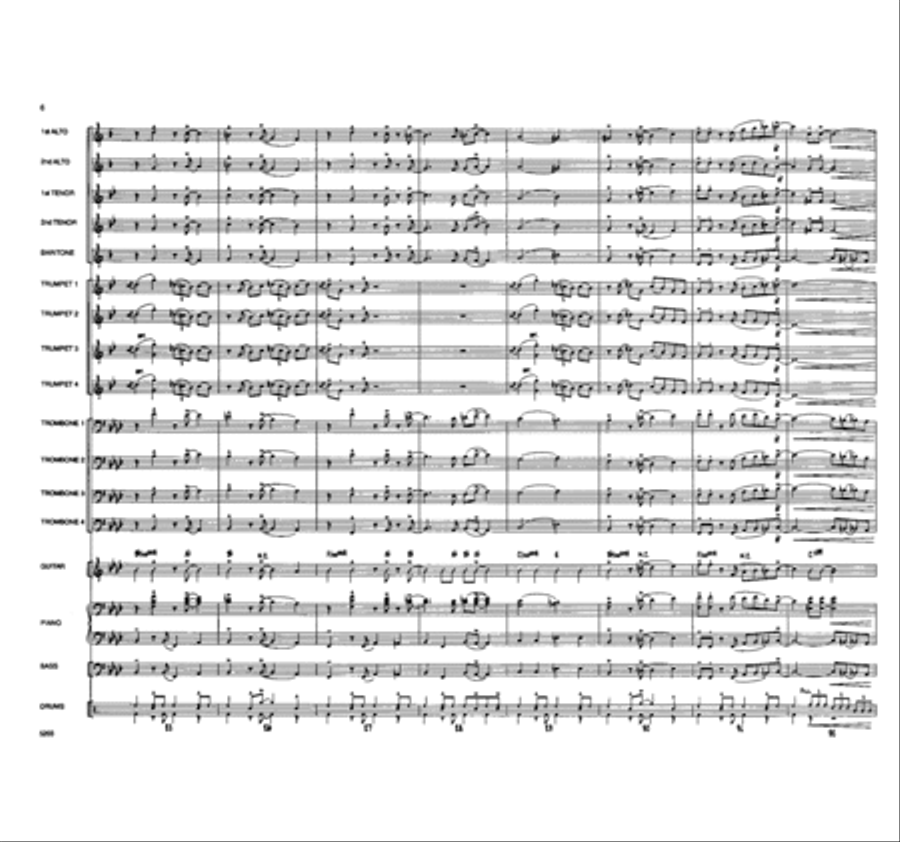 Abracadabra! Abracadabra! Jazz Ensemble scores gallery preview page 5