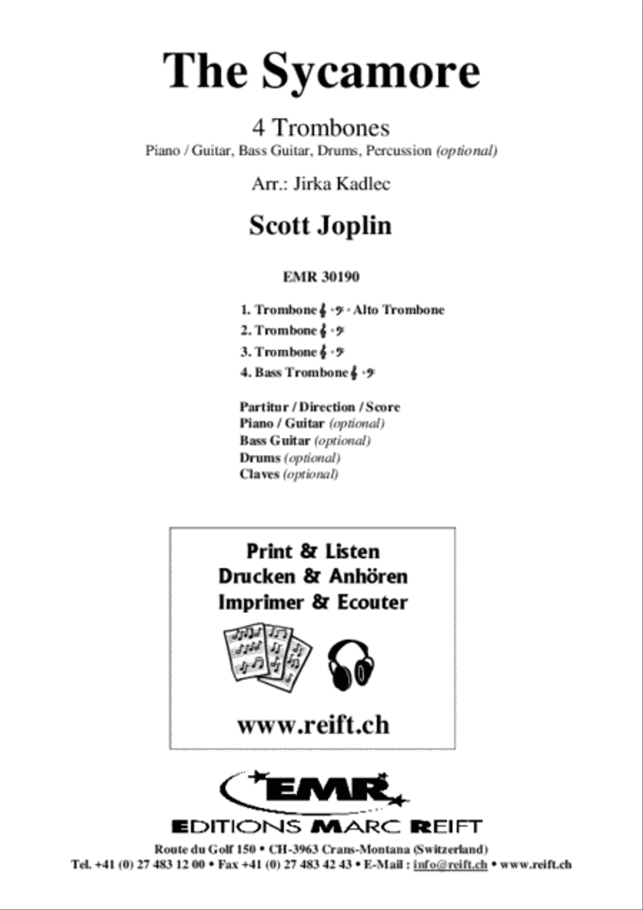 The Sycamore Trombone Quartet scores gallery preview page 2