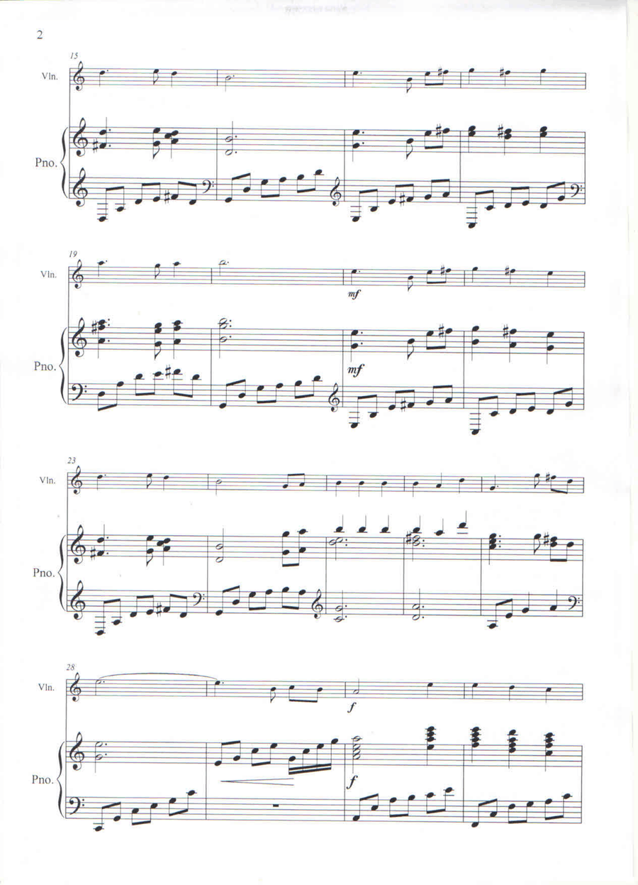 Final Fantasy Violin Solo scores gallery preview page 2