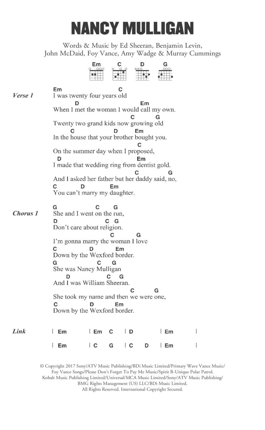 Nancy Mulligan Acoustic Guitar scores gallery preview page 1