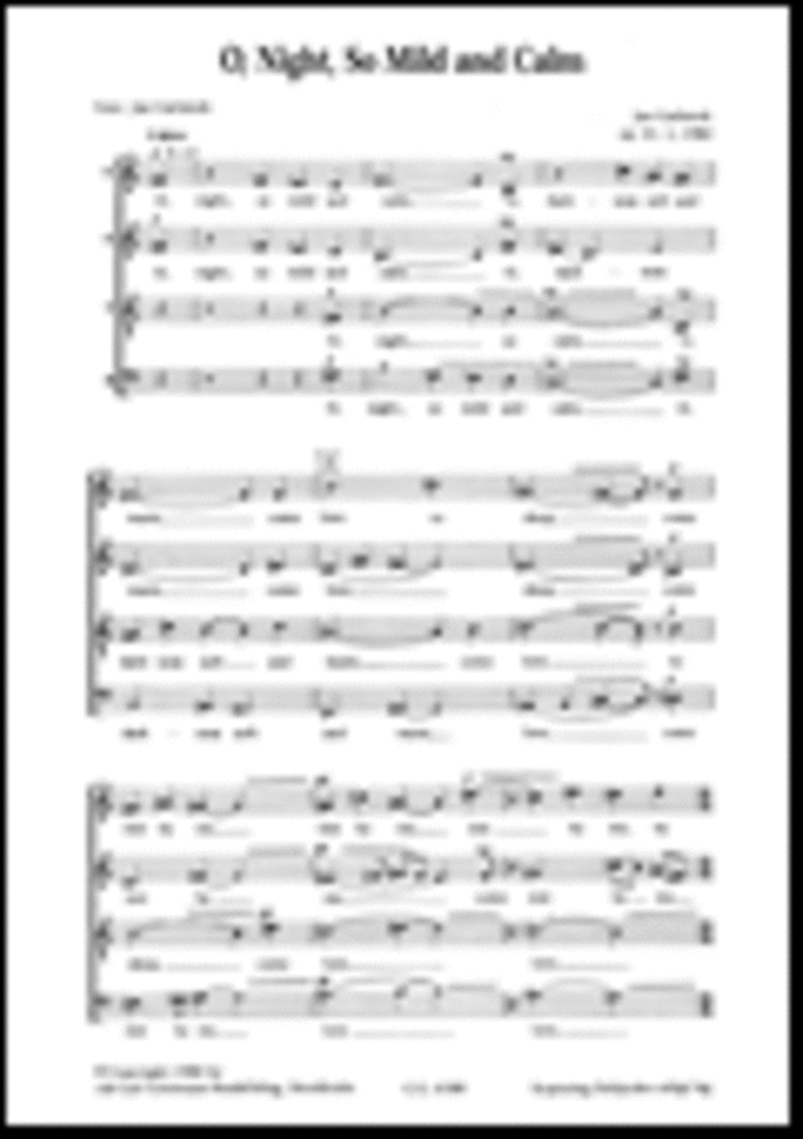 Two Nocturnes for mixed choir 4-Part scores gallery preview page 1