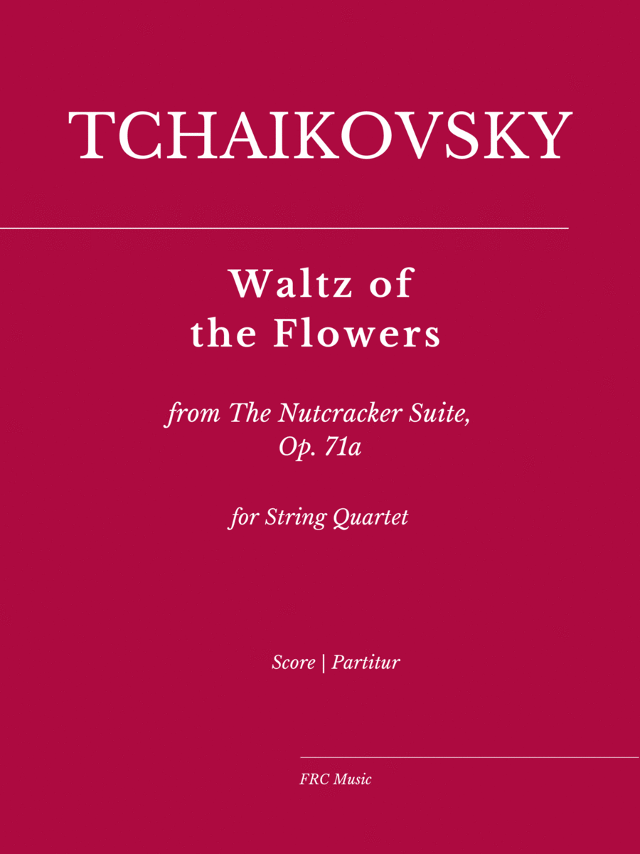 Waltz of the Flowers from The Nutcracker Suite, Op. 71a String Quartet scores gallery preview page 1