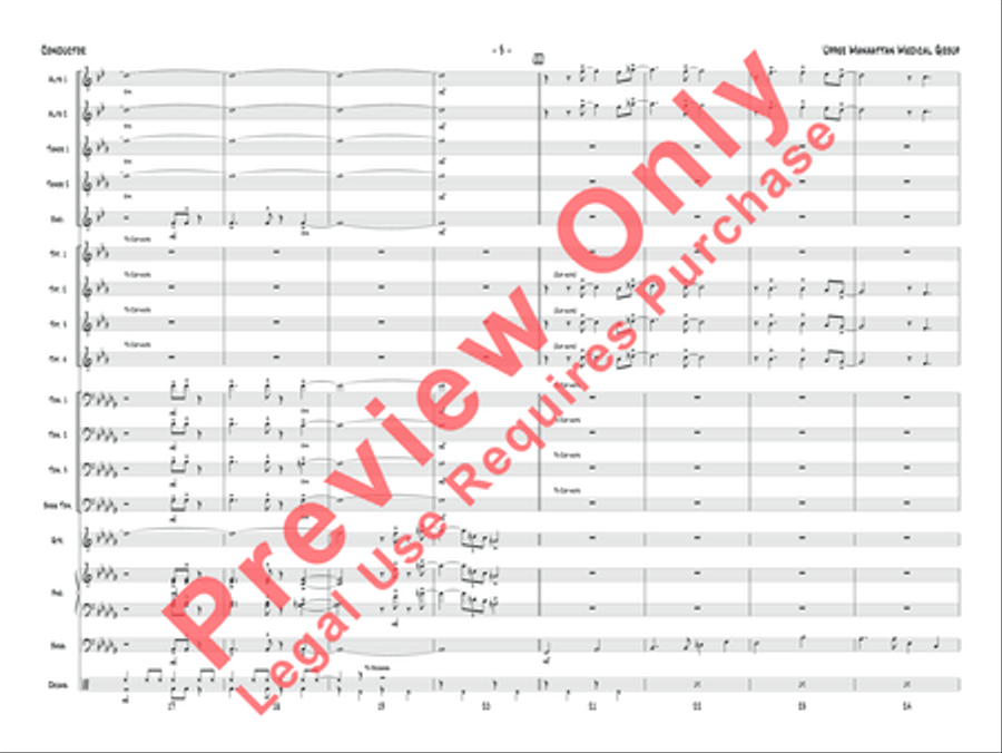 Upper Manhattan Medical Group Jazz Ensemble scores gallery preview page 4