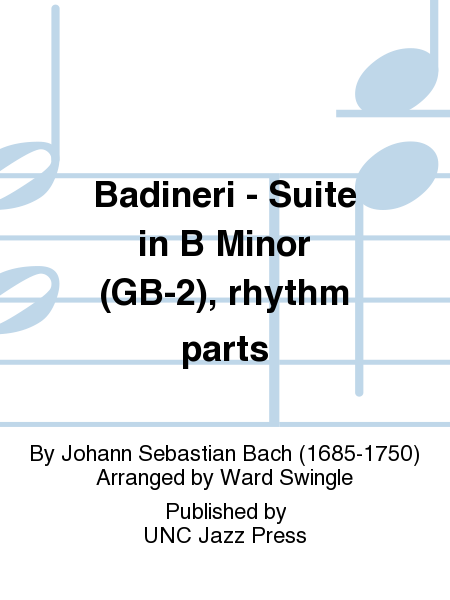 Badineri - Suite in B Minor (GB-2), rhythm parts