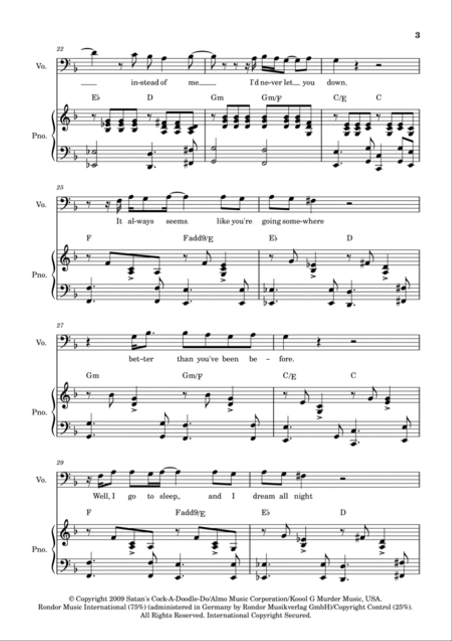That Look You Give That Guy Voice scores gallery preview page 3