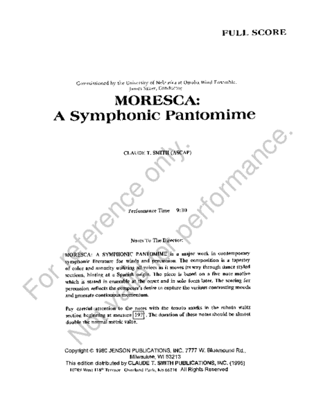 Moresca: A Symphonic Pantomime image number null