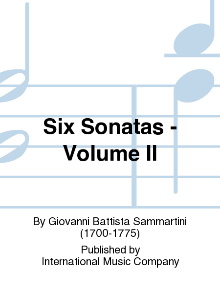 Six Sonatas: Volume II