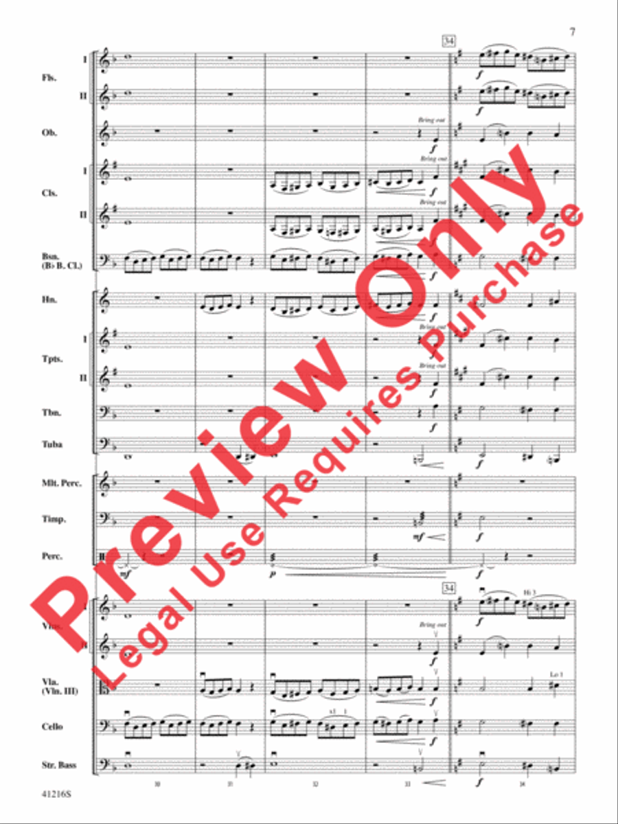 Tidings of Comfort and Joy! Full Orchestra scores gallery preview page 8