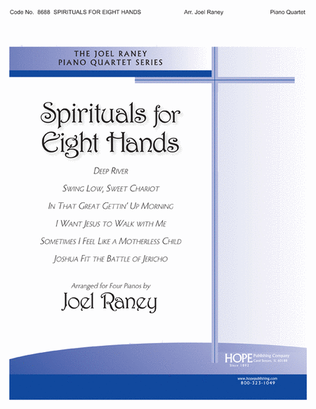 Book cover for Spirituals for Eight Hands