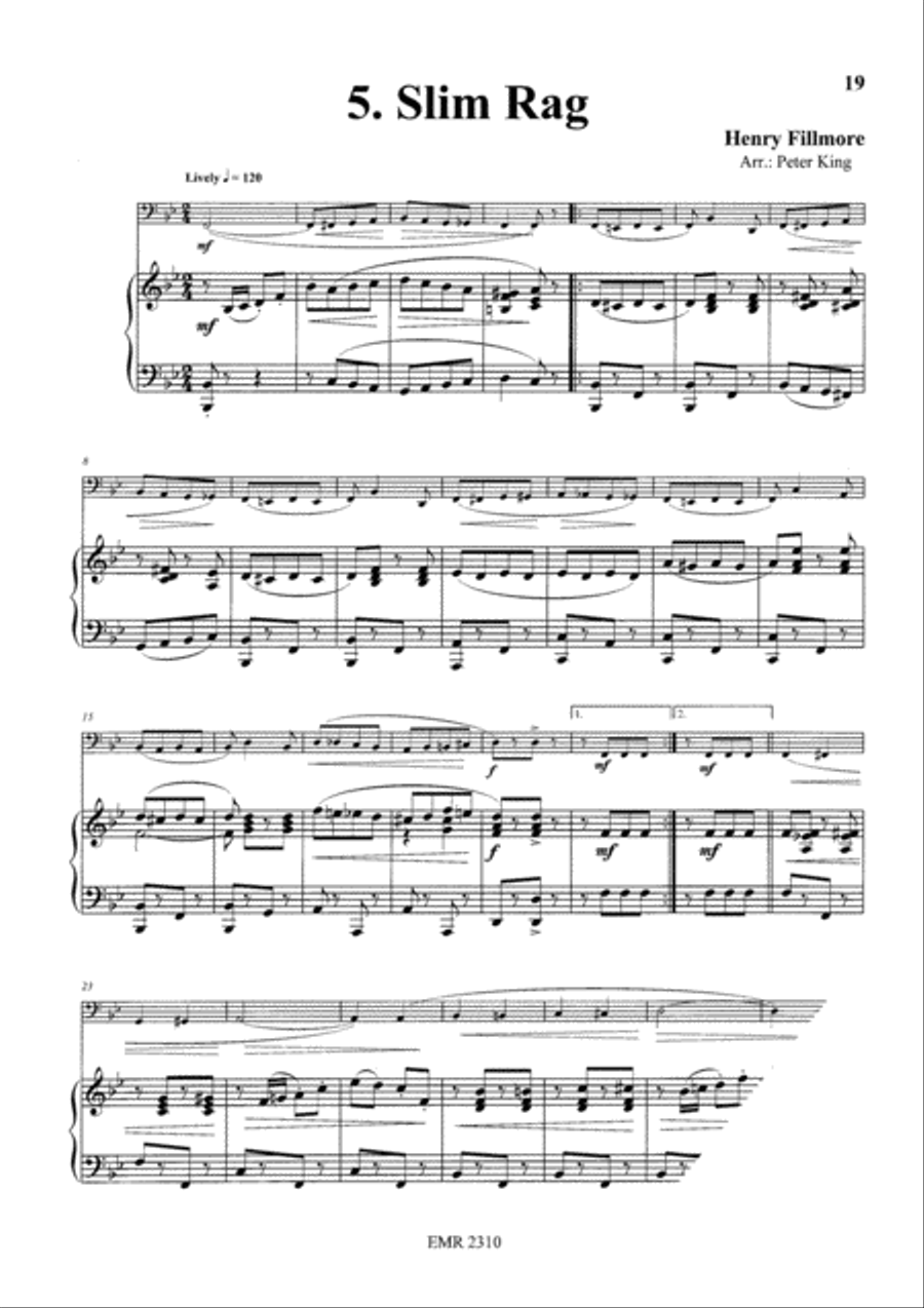 15 Rags Bass Trombone scores gallery preview page 7