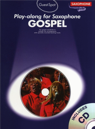 Guest Spot Gospel Sax Book/CD