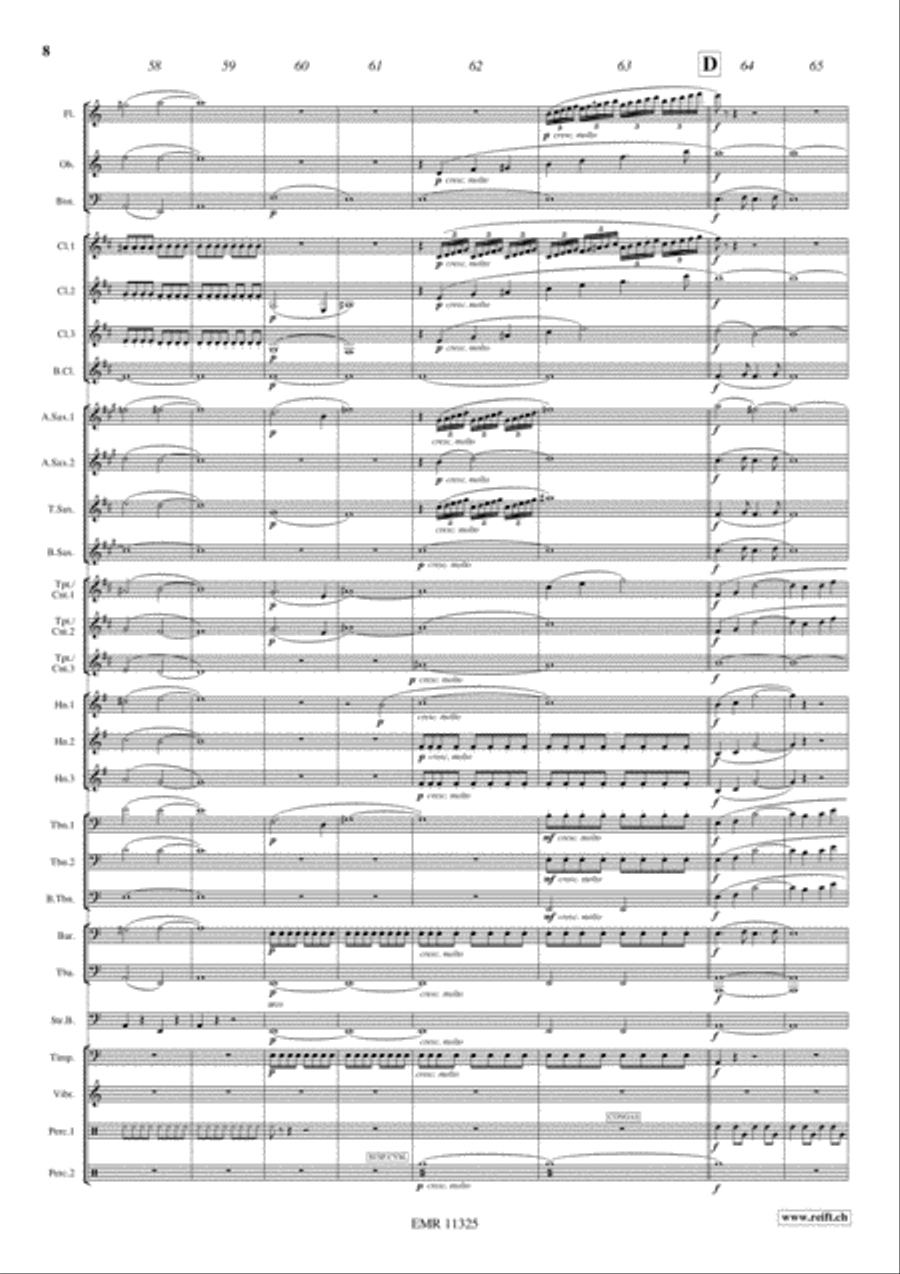 Arachnophobia Concert Band scores gallery preview page 9