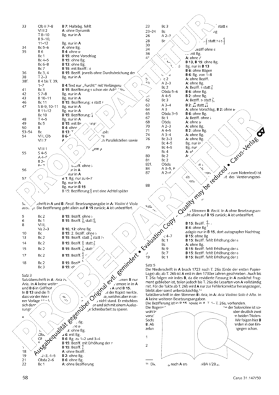 Heart and mouth and thought and action (Herz und Mund und Tat und Leben) (Herz und Mund und Tat und Leben) 4-Part scores gallery preview page 59