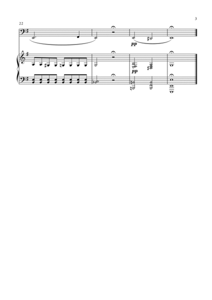 Prelude in E minor (Op. 28, n.4) - Bassoon and Piano image number null