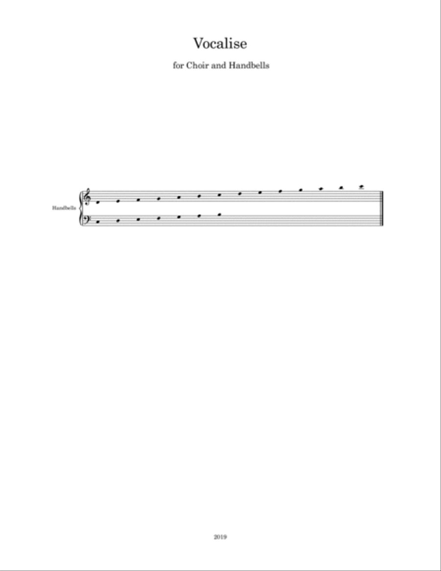 Vocalise 4-Part scores gallery preview page 2