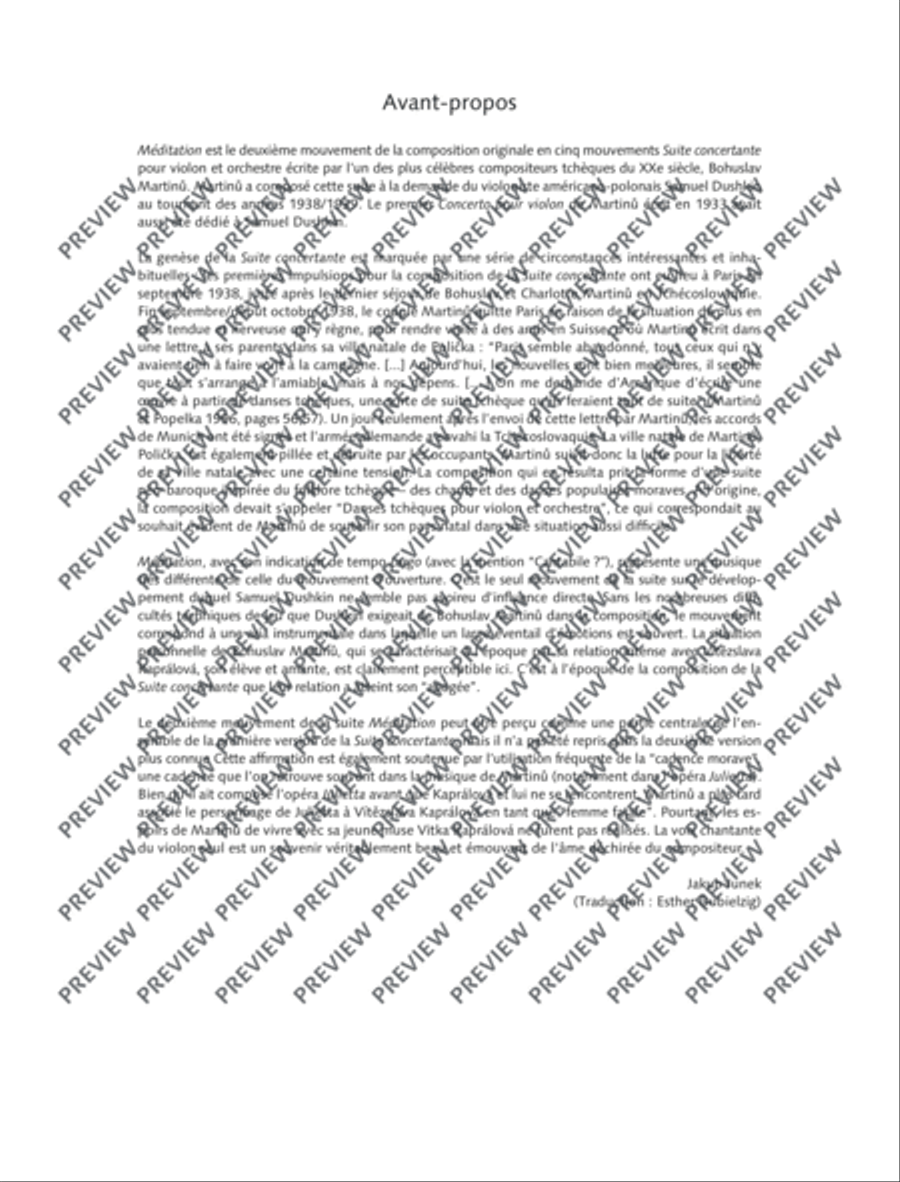 Méditation Piano scores gallery preview page 4