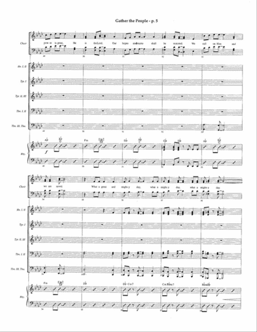 Gather the People Piano scores gallery preview page 5