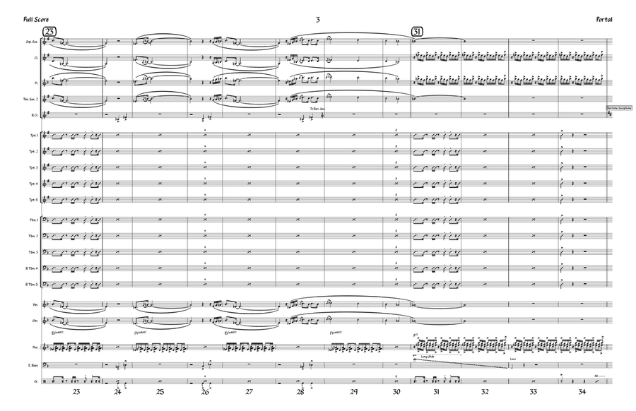 Portal Jazz Ensemble scores gallery preview page 3