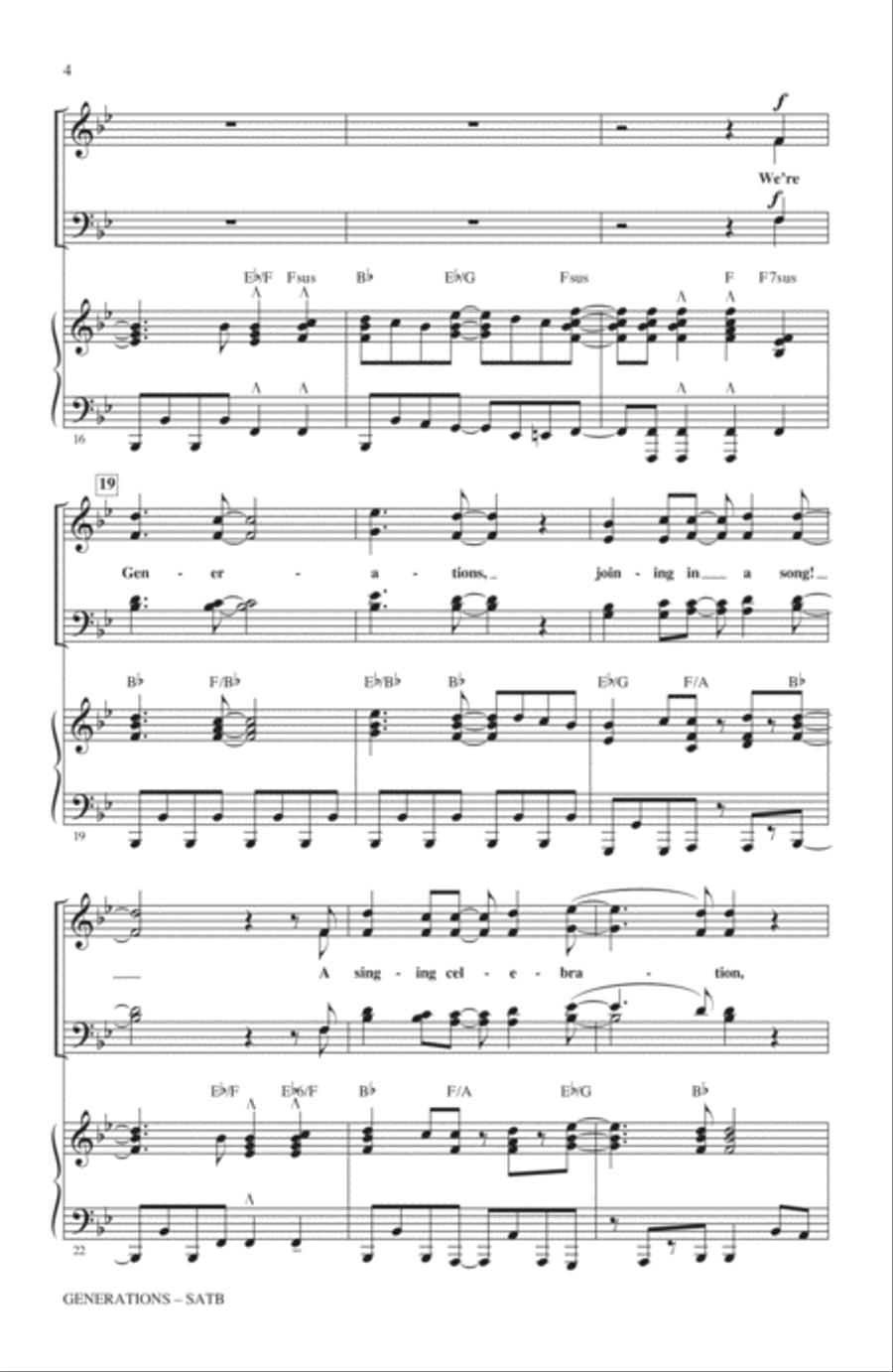 Generations 4-Part scores gallery preview page 3
