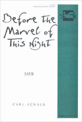 Book cover for Before the Marvel of This Night