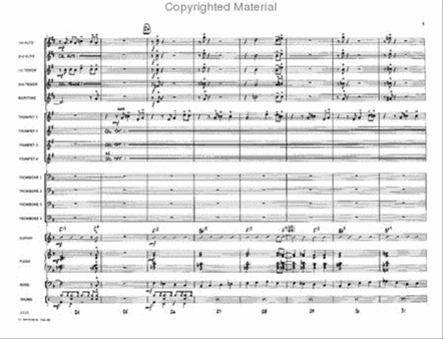 No Scuffle Shuffle No Scuffle Shuffle Jazz Ensemble scores gallery preview page 5