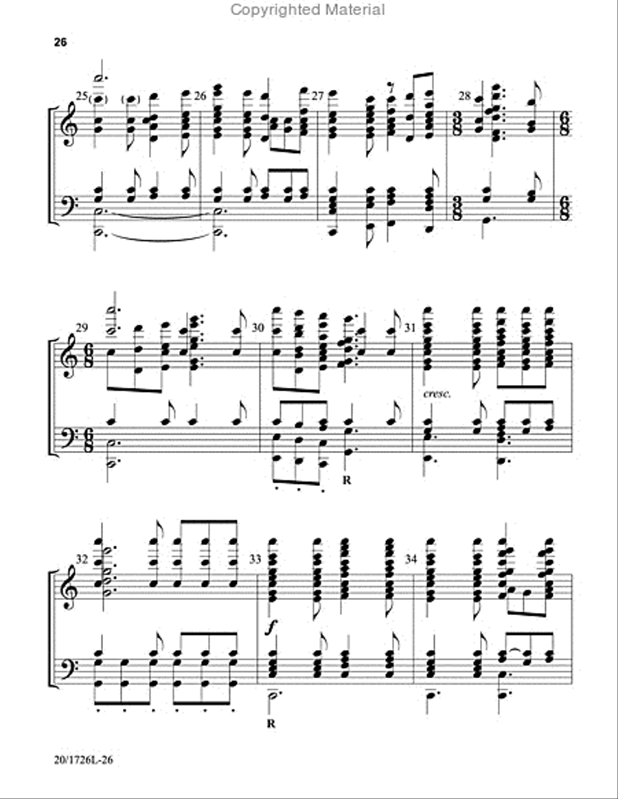I Heard the Bells of Christmas 5-Octaves scores gallery preview page 13
