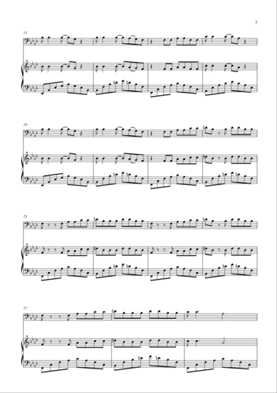 Mad World Mad World Woodwind Duet scores gallery preview page 3